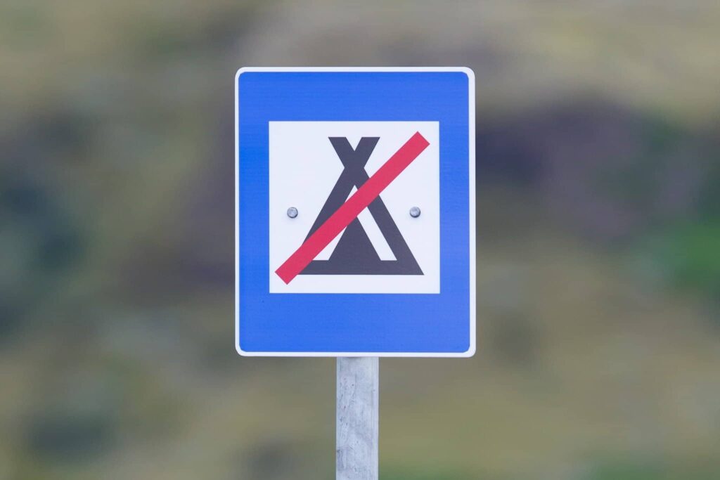 Kamperen in IJsland? Ja, echt wel!! 11 Wildkamperen is in IJsland verboden