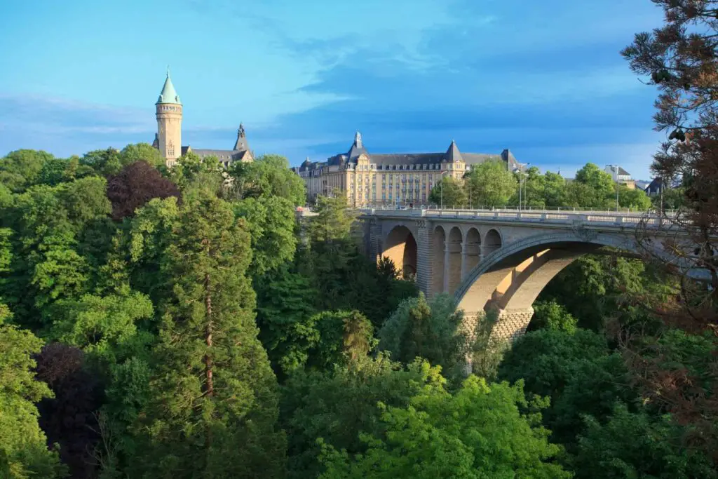 bezienswaardigheid in Luxemburg, passarelle viaduct