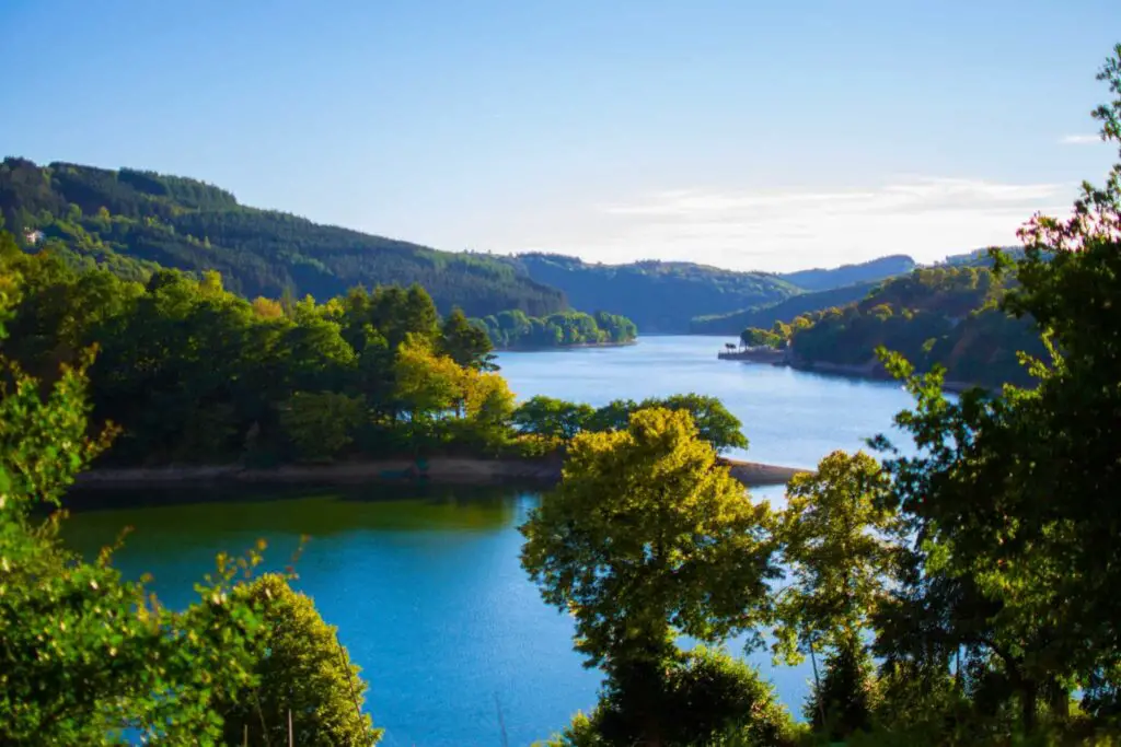 Het sur meer in Luxemburg