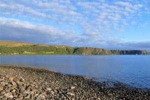 Schotland 21 baai van uig, skye, schotland