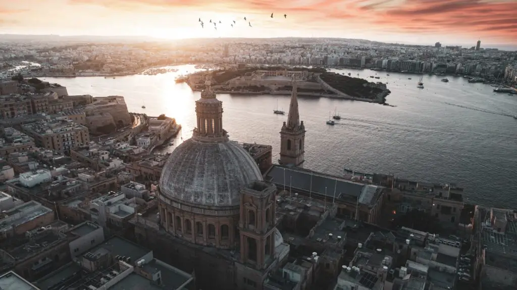 Valletta de hoofdstad van Malta