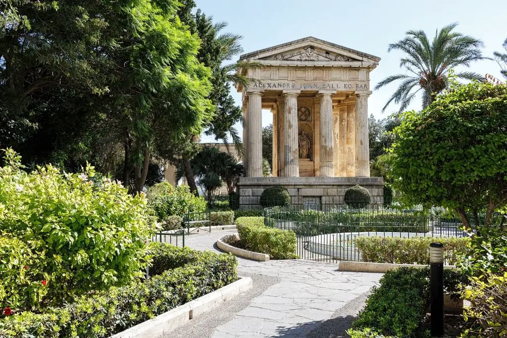 Bezienswaardigheden in Valletta, Malta - Tips! 8 Bezoek de Barrakka Gardens in Valletta, Malta