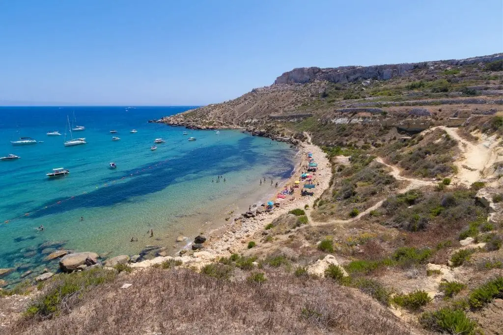 13x de mooiste stranden op Malta! 7 Verborgen strand malta, Imgiebah Bay