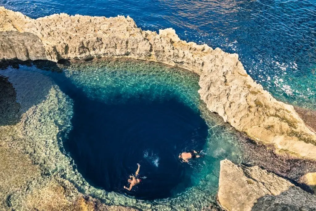 Gozo bezienswaardigheden: wat je niet mag missen! 12 blue hole gozo